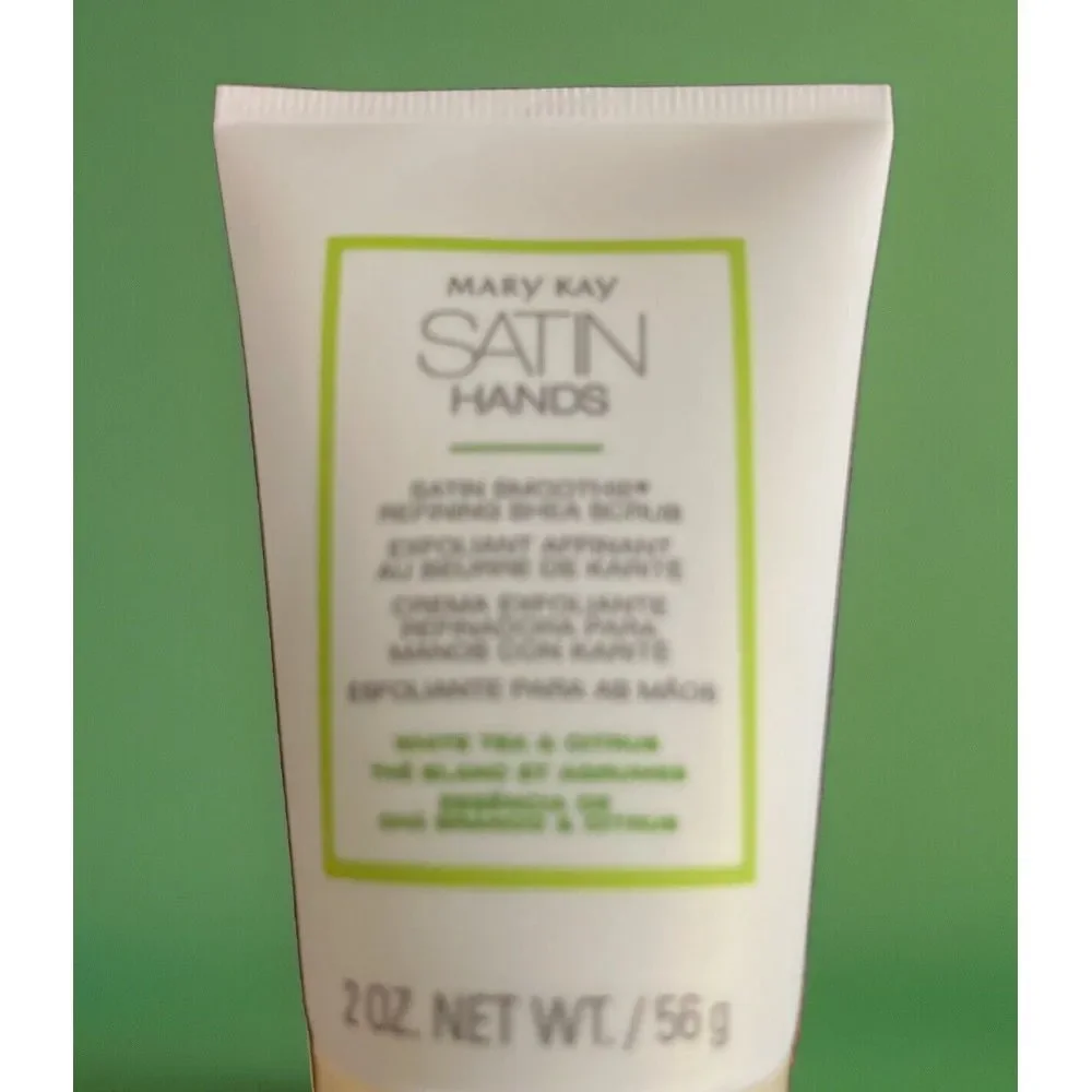 MARY KAY Satin Hands Satin Smoothie Refining Shea Scrub 2 oz White Tea & Citrus‎